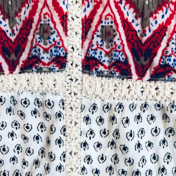 Freeway Women's Shirt Top Blouse Boho flowy Size small - Picture 5 of 8